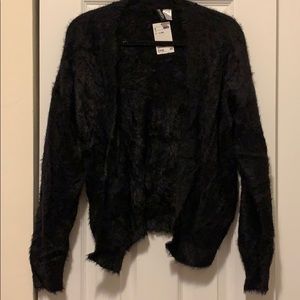 NWT Furry Cardigan